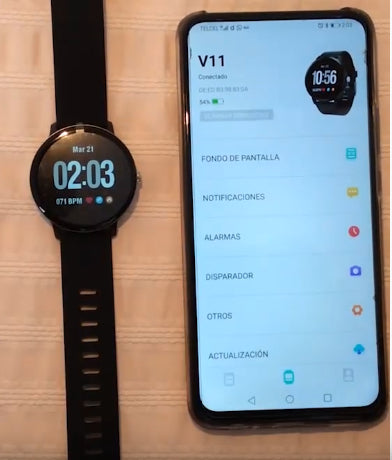 Cómo Sincronizar el Smartwatch V11 
