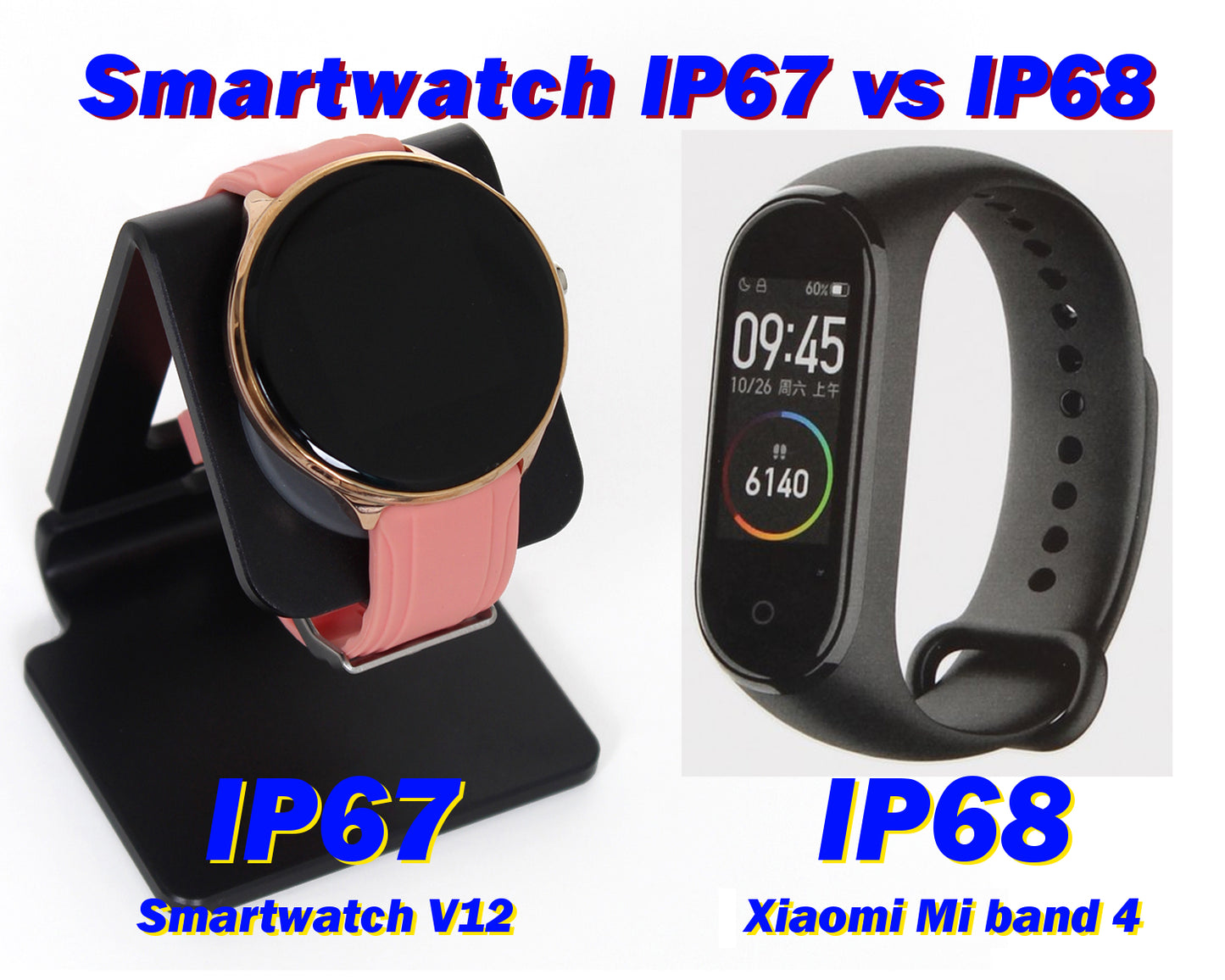 Diferencias smartwatch IP67 vs IP68